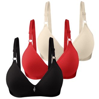 Generic Minimiser Bra - Womens Bras Gym Bra Sleep Bras for Large Busts Comfit Bras for Women UK Wide Back Bra Comfort and Double Support for Large Bust Soft