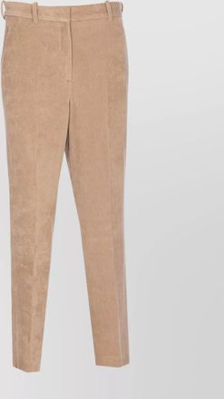 Circolo 1901 corduroy velvet trousers belt loops