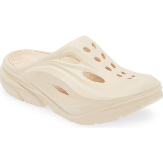 Hoka One One Ora Recovery Mule in Vanilla /Vanilla at Nordstrom, Size 6 Womens