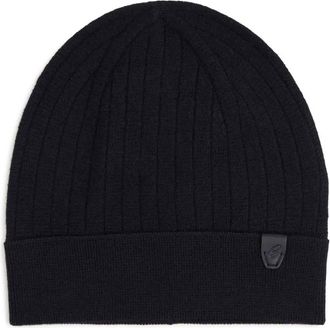 Brioni Berretto con applicazione logo - Blu