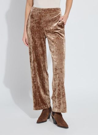 Lyssé Shay Crushed Velvet Suit Pant (30 Inseam)