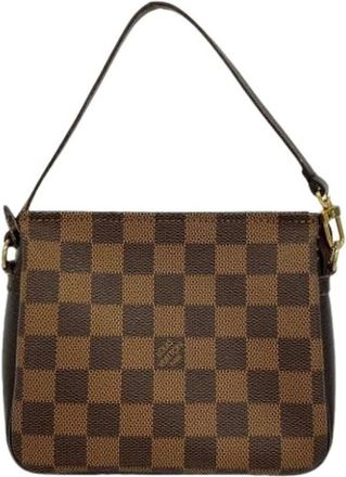 Louis Vuitton Pre-owned Shoulder Bags, female, Brown, Size: ONE SIZE Pre-owned Ebene Pouch
