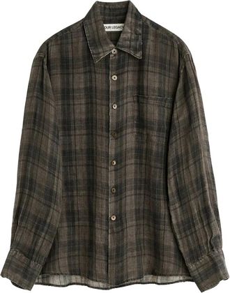 Our Legacy Above Pocket Checked Shirt