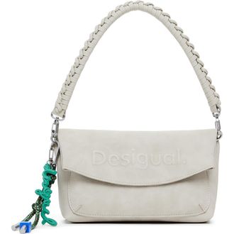 Desigual Faux Leather Crossbody Bag in Light Gray at Nordstrom