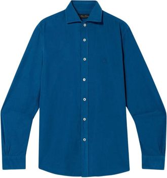 Brooks Brothers Camicia Slim Fit con Collo Italiano - - Shirts - Uomo - Blu - 2XL