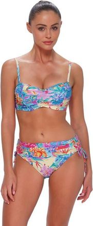 Sunsets Loretta Bandeau Bikini Swimsuit Top - DD Cup in Aloha Vista at Nordstrom, Size 32