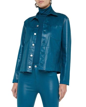 L'agence Lagence Janelle Slim Raw Jacket