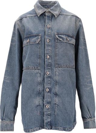 Rick Owens Blue Denim Jacket