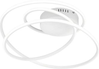 Reality Plaf&oacute;n Led Integrado De Metal Blanco Mate - Bolonia