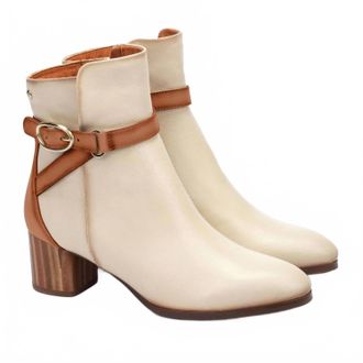 Pikolinos Women Calafat Heeled Boots In Marfil