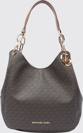 Michael Kors Borsa Lillie Michael Kors in cotone spalmato con monogram MK stampato