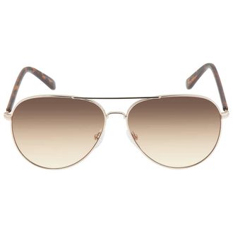 Calvin Klein Brown Gradient Pilot Unisex Sunglasses CK19314S 717 60