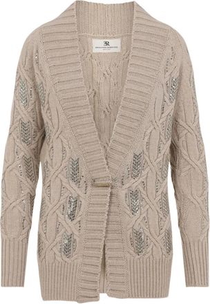 Ermanno Scervino Cardigan con decorazione - Toni neutri