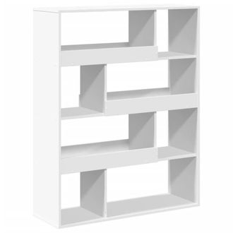Berkfield Home Bookcase White 100x33x125.5 cm Engineered Wood