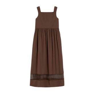 Max Mara Midi Dresses, female, Brown, Size: S Wkdgola Dress