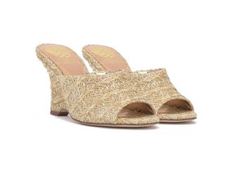 Vince Camuto Vilty Womens Sandals Straw : 8.5 M, Leather/Rubber