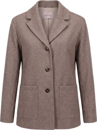 Emme Di Marella Quieto Blazer - Dames - Blazers - Beige - M - Katoen - Jassen