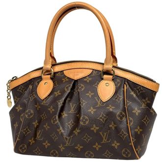 Louis Vuitton Brown Monogram Handbag Tote Bag (Pre-Owned)