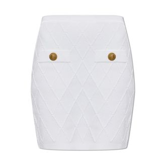 Balmain Mujer, Faldas, Blanco, Talla: M