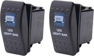 OEM 2 Interruptores De Coche Con Forma De Barco - Interruptor De Apagado Tama&ntilde;o 1