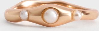 Charles & Keith Corrine Pearl Sculptural Ring