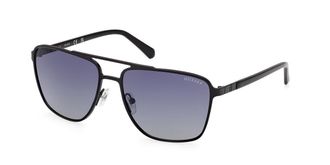 Guess GU00210 Polarized 02D Mens Sunglasses Black Size 60