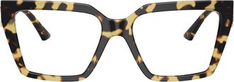 Jimmy Choo London 0jc3017u Oversized Square Tortoiseshell Frame Sunglasses