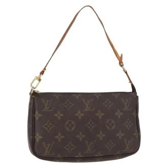 Louis Vuitton Pre-owned Mini Bags, female, Brown, Size: ONE SIZE Pre-owned Canvas Mini Bag