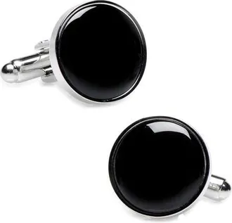 Cufflinks Inc. Round Onyx Cuff Links in Black at Nordstrom