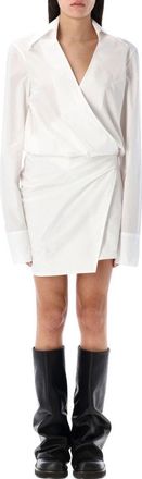 The Attico Popeline Shirt Mini Dress