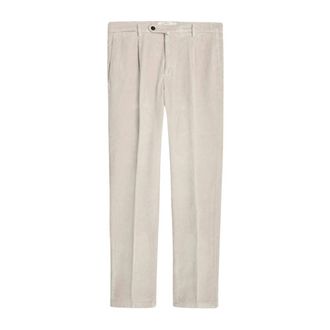 BRIGLIA 1949 Yuta Easy Fit Corduroy Trousers - male - Briglia - Slim-fit Trousers - Beige - XL - Trousers