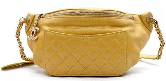 Chanel Lambskin Bi Quilted Classic Waist Bag