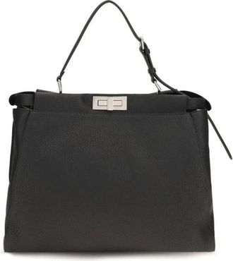 Fendi Peekaboo Essential Bag - Bags - Hombre - Negro - ONE SIZE