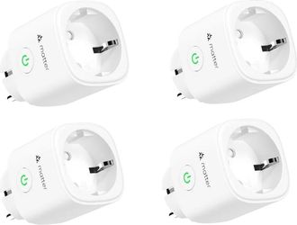 OEM Enchufe Inteligente Wi-fi, Monitorizaci&oacute;n De Energ&iacute;a, Compatibilidad Universal, Paquete De 4 Unidades Matter Plug