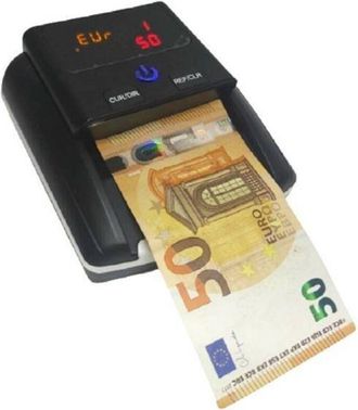 Trade Shop Trade Shop - Detector Cuenta Falsos Billetes De Banco Verifique El Dinero Falso Negro Con La Bater&iacute;a De Litio