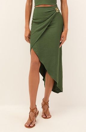 Vix Taylor Cover-Up Midi Skirt in Green at Nordstrom, Size X-Large