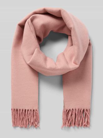 Kurt Beines Schal mit Fransen in Rosa, Größe 1