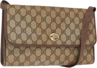 Gucci Pre-owned Plastic Crossbodytas - Dames - Vintage Schoudertas - Beige - ONE Size - Vintage