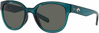 Costa Womens Salina Sunglasses In Teal Gray 580G