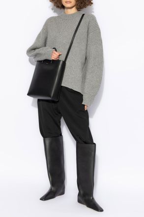 Jil Sander Wool Sweater, Womens, Grey