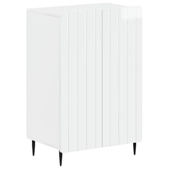 vidaXL Armario Zapatero Zwolle 59,5 X 39,5 X 91,5 Cm Blanco Brillante Vidaxl