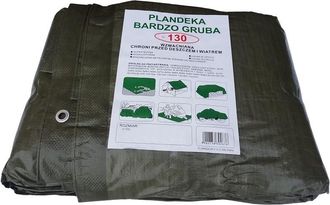 OEM Lona Verde De 6x10 M De Espesor (130 G/m2)