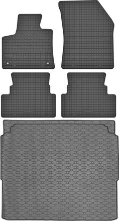 OEM Peugeot 3008 Ii Crossover A Partir De 2016 Set - Alfombrillas De Goma Para Coche + Alfombrilla Para Maletero