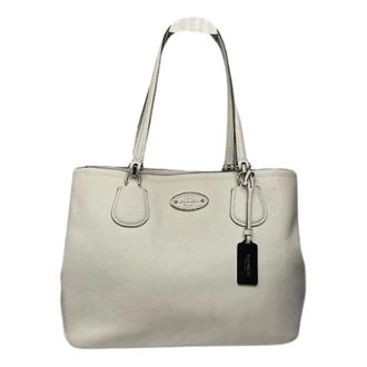 Coach Pre-owned Tote Bags, female, White, Size: ONE SIZE Pre-owned Tote Bag