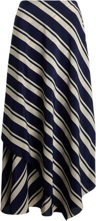 Ralph Lauren Collection Gestreepte Tilda rok - Blauw