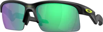 Oakley Unisex Capacitor Sunglasses In Matte Black Prizm Road Jade