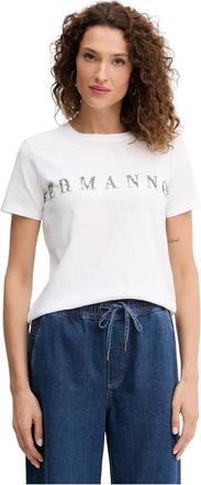 Ermanno Scervino Firenze T-shirt - Dames - T-shirts - Wit - XS - Katoen - Tops
