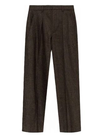 Isabel Marant Lisetta pinstripe trousers - Brown