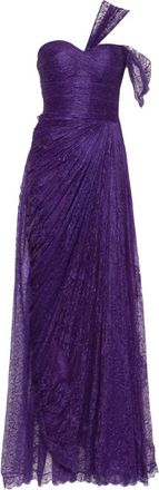 Iris Serban Abito lungo Eleria drappeggiato - Viola