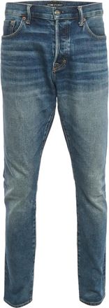 Tom Ford Pantaloni slim denim - Blu